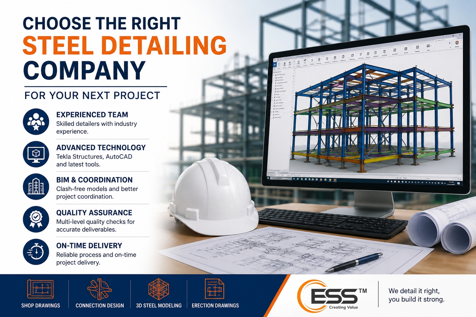 How to Choose the Right Steel Detailing Company for Your Next Project